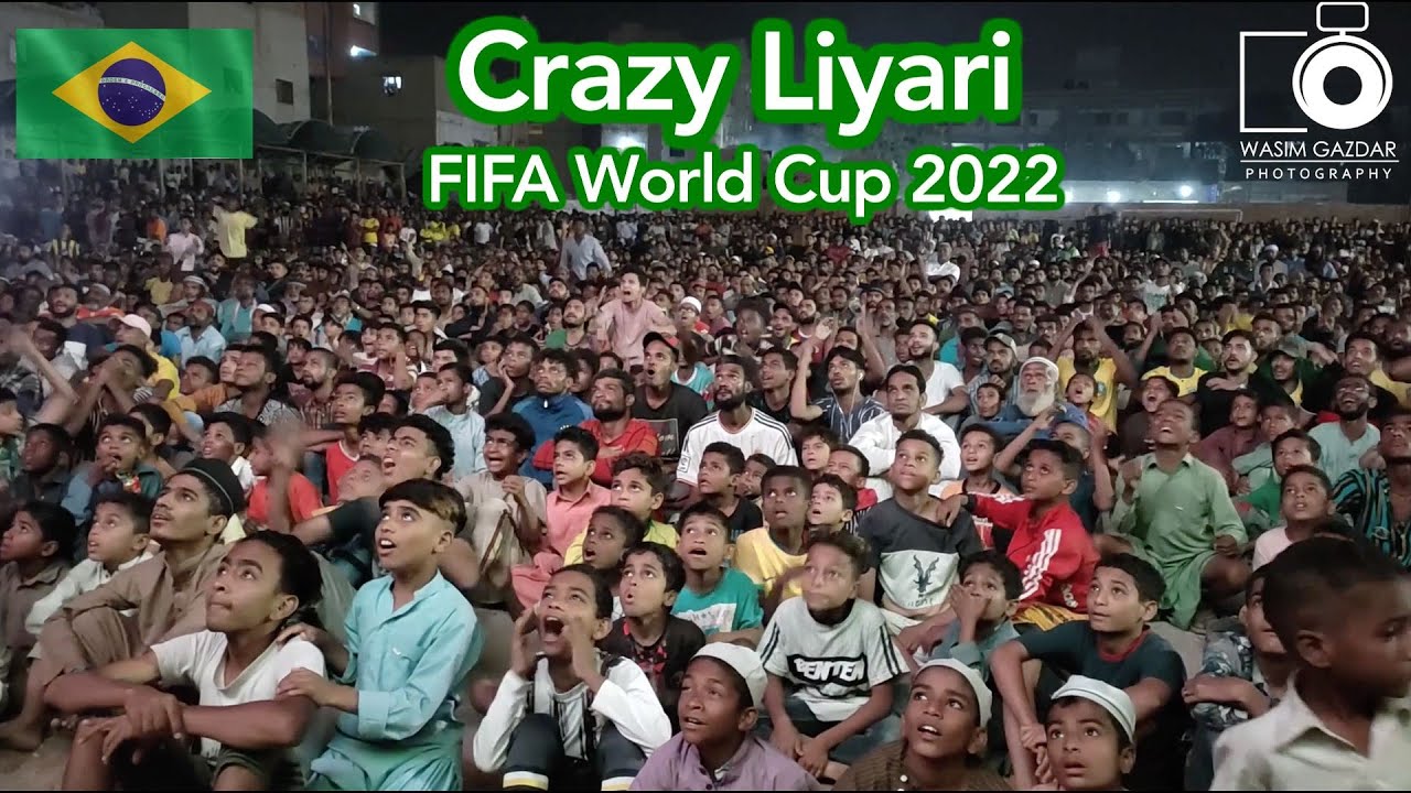 Crazy Liyari football fans Brazil winning moments Lewa Dance  wasim gazdar vlog 