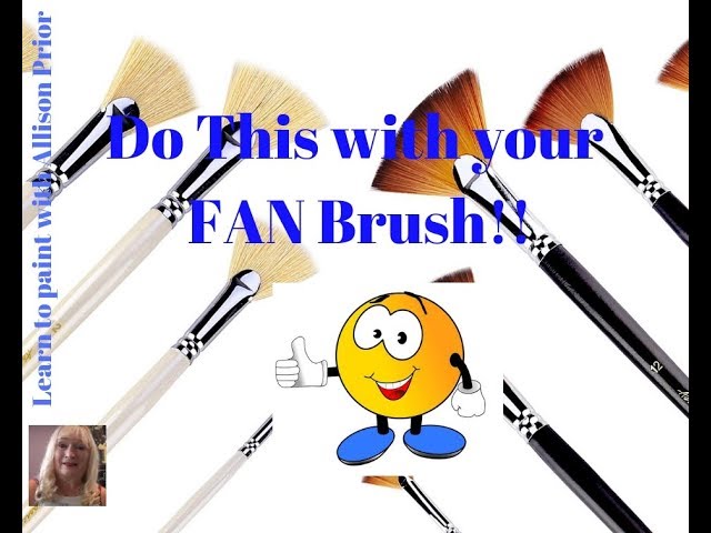 UNLEASH Your FAN Brush, Tips for Acrylic Painting Beginners Step by Step 