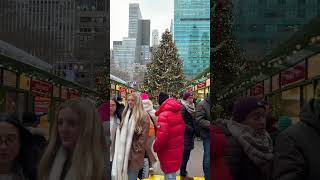 Magical Winter Wonderland❄️☃️ Bryant Park Winter Village ❤️NYC 🗽New York #winter #travel #newyork