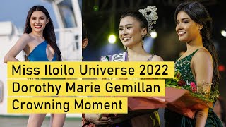 Iloilo city - Dorothy Marie Gemillan - Miss Iloilo Universe 2022 - Crowning Moment