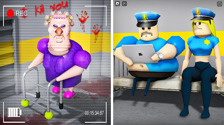 GRUMPY GRAN CAUGHT ON CAMERA in BARRY'S PRISON RUN! New Scary Obby (#Roblox)