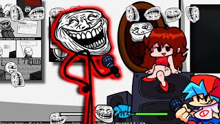 FNF VS Trollge Remastered but with Trollface arrows screenshot 5