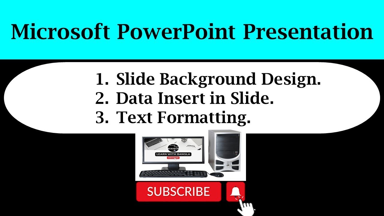 MS PowerPoint Presentation- Slide Background Design, Data Insert in ...
