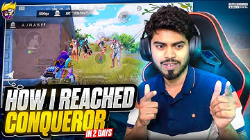 This Is How I Reached Conqueror In 2 Days