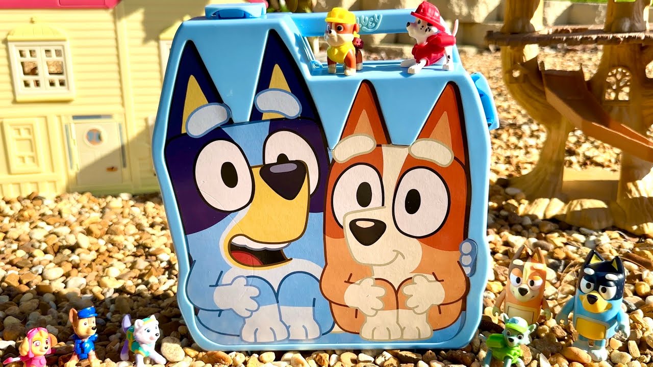 Surprise Carry Case - Bluey & Bingo Toys pretend play - YouTube