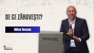 De ce zăbovești? De la religiozitate la o relație vie cu Hristos | Mihai Decean