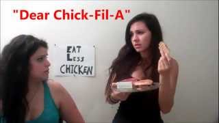 Dear Chick-Fil-A (Because I'm a Homosexual) - Lesbian Duo BriaAndChrissy