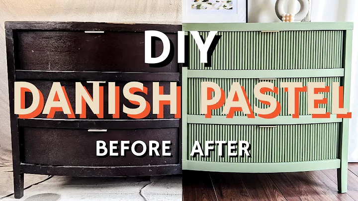 DIY Danish Pastel Fluted Dresser |  BIGGEST HOME D...