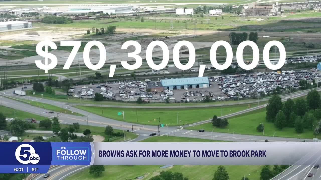 Brook Park, Browns make their pitch for $70.3 million in state transportation money