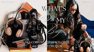What's In My Bag | as a Corporate Fashion Girlie & Content Creator | Coach Empire 40