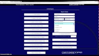 Viewing Reports on the Datascope System screenshot 1
