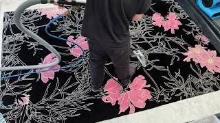 Professional Cleaning Of A Wool And Silk Rug. Captain Rug Wash