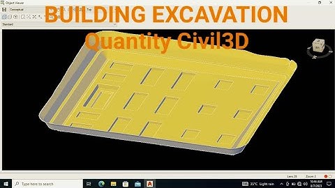 How To Calculate Building Excavation Quantity l Raft l liftpit l in Civil3D urdu/Hindi