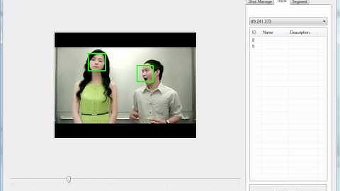Interactive Video - Demo auto detect face & track