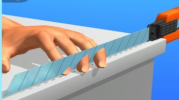 ASMR Slicing and Cutting Gameplay, Very relaxing and Satisfying all levels Gameplay walkthrough