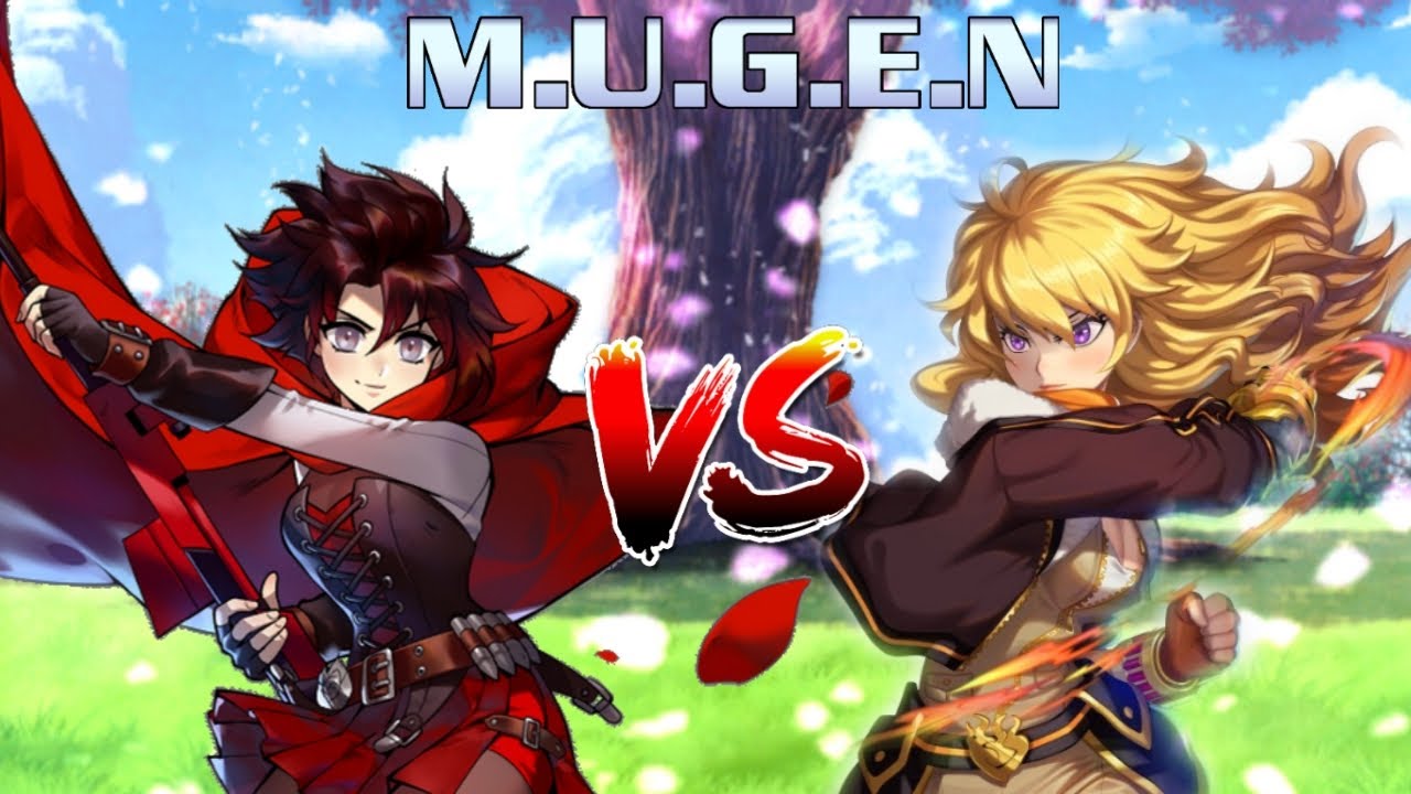 Ruby Rose ( Anime ) vs Yang Xioa Long ( Anime ) | M.I.G | RWBY Mugen Battle