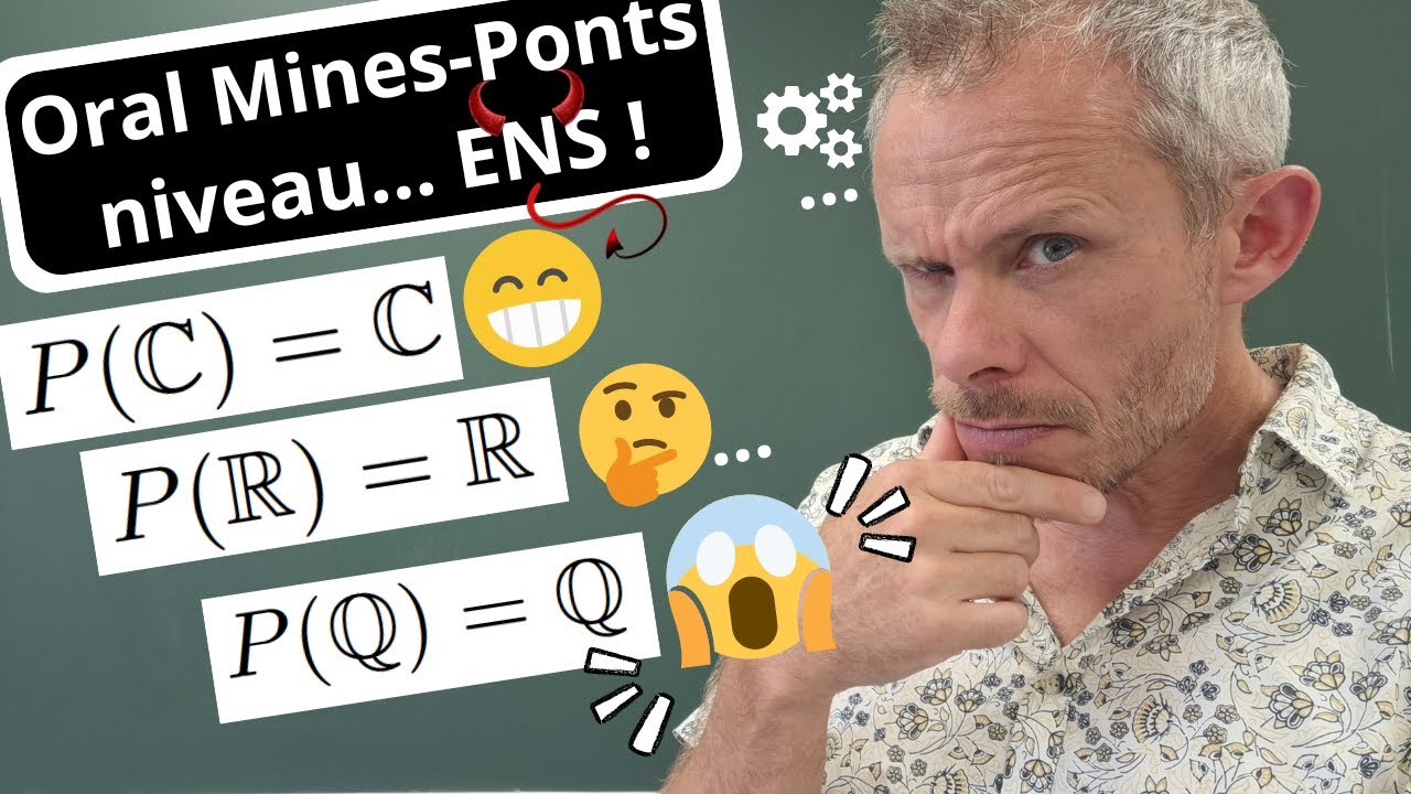 Oral Mines-Ponts, ENS sur les POLYNOMES (sup/L1)