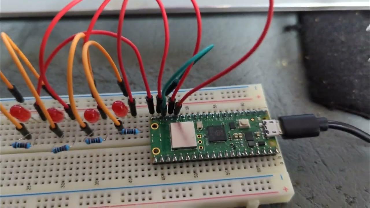Raspberry Pi Pico W lesson 3 homework - YouTube