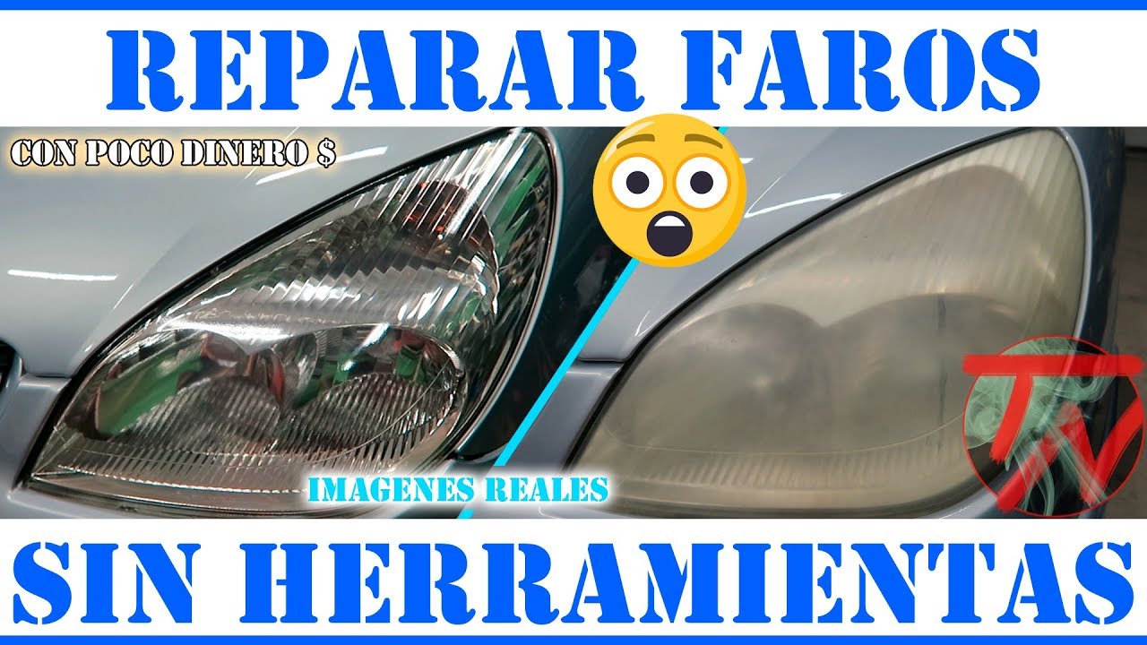 PULIR los FAROS del COCHE a RAPIDO BARATO para ITV - YouTube