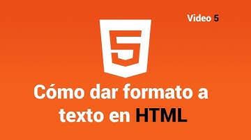 Cómo dar formato a texto en HTML