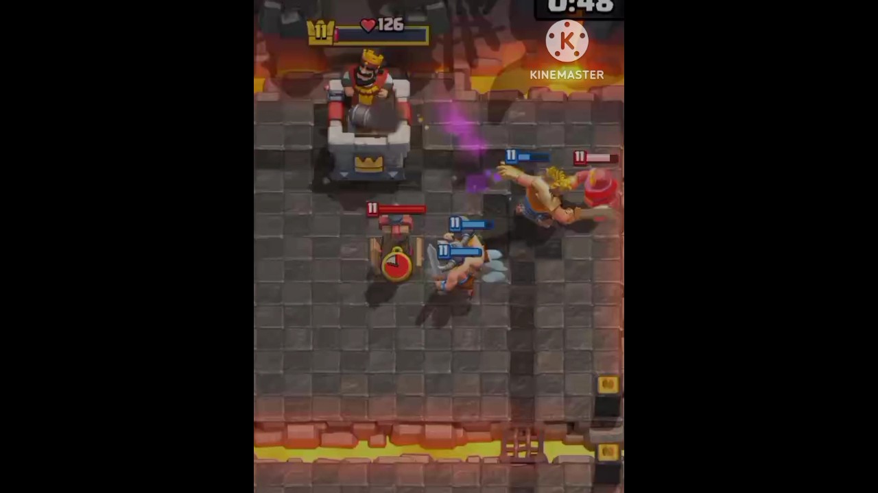 Golden knight vs knight/electro wizard 😀| 