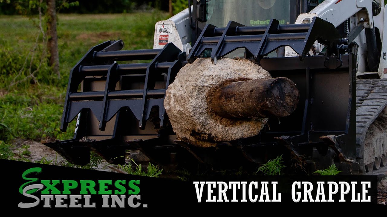 Express Steel Vertical Grapple at work
