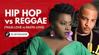 DJ SKYWALKER - HIP HOP vs REGGAE 2 (BEST OF LOVERS ROCK & THROWBACK HIP HOP/R&B VIDEO MIX)