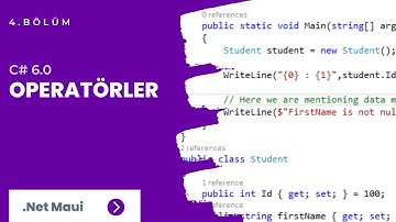 Operatörler | C# #4