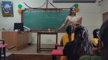 Integration of Teaching Skills - Demonstration lesson for 20 minutes in chemistry