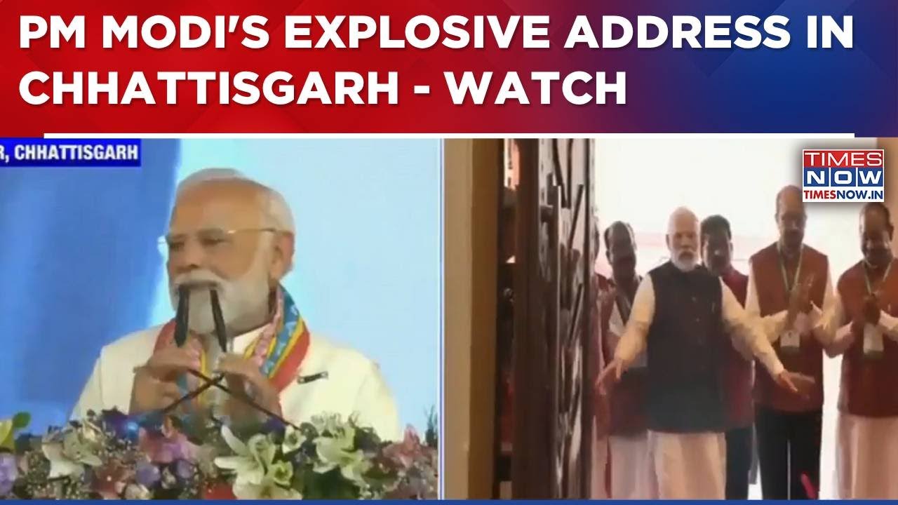 PM Modi Inaugurates New Vidhansabha Building In Raipur, Participates In Chhattisgarh Rajat Mahotsav