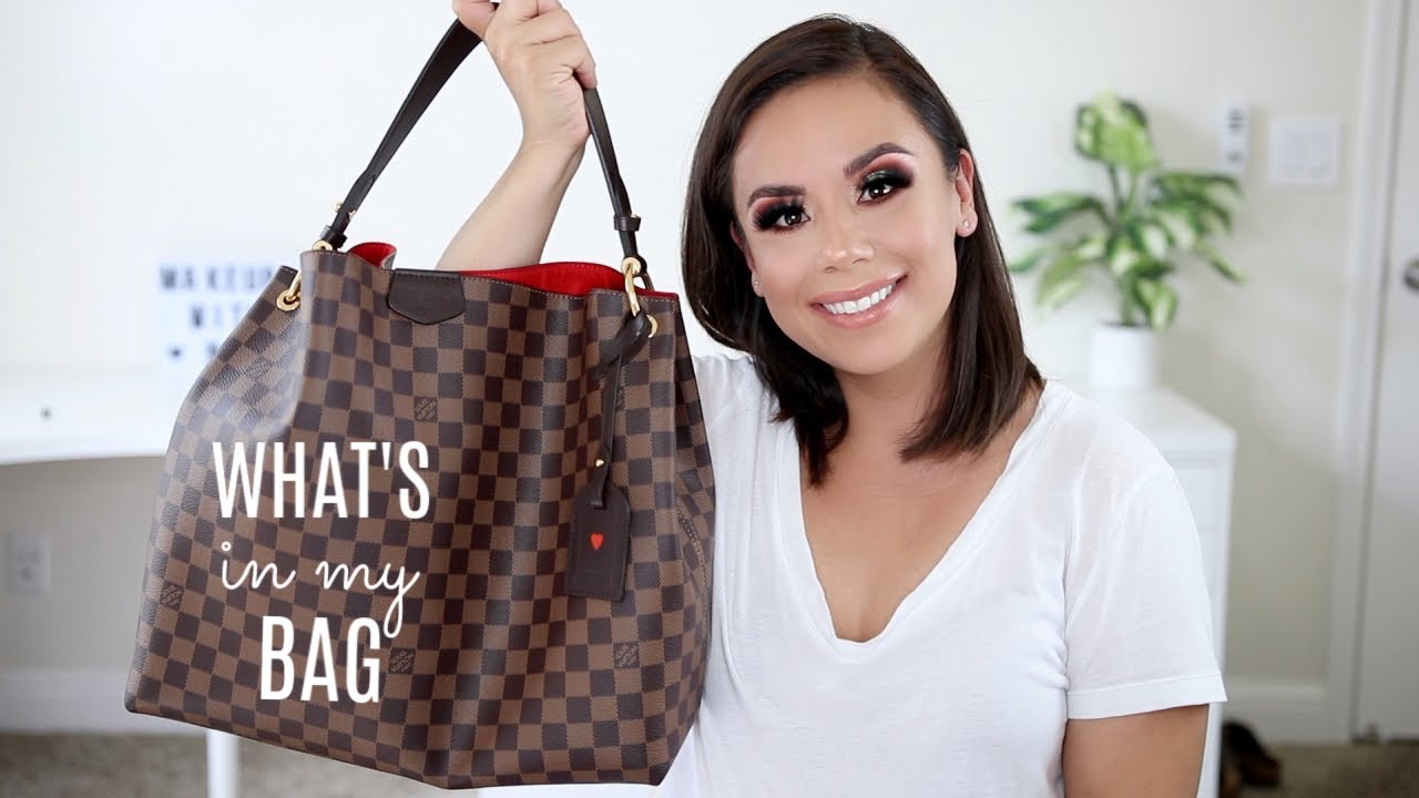 WHAT'S IN MY BAG  LOUIS VUITTON GRACEFUL MM 