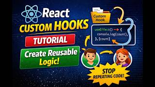 How to Create Custom Hooks in React | React Hooks Tutorial