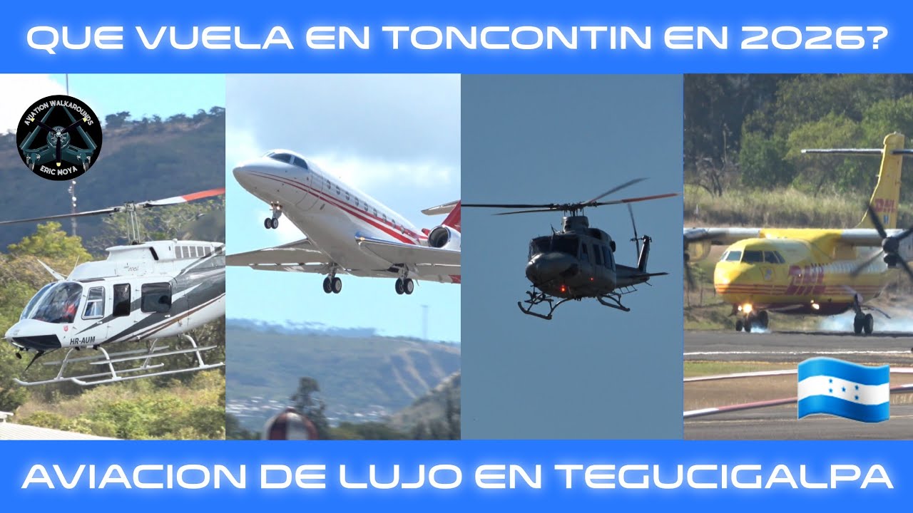 Toncontín12 Minutos de Accion en Tegucigalpa. El Aeropuerto más Desafiante de Centroamérica 