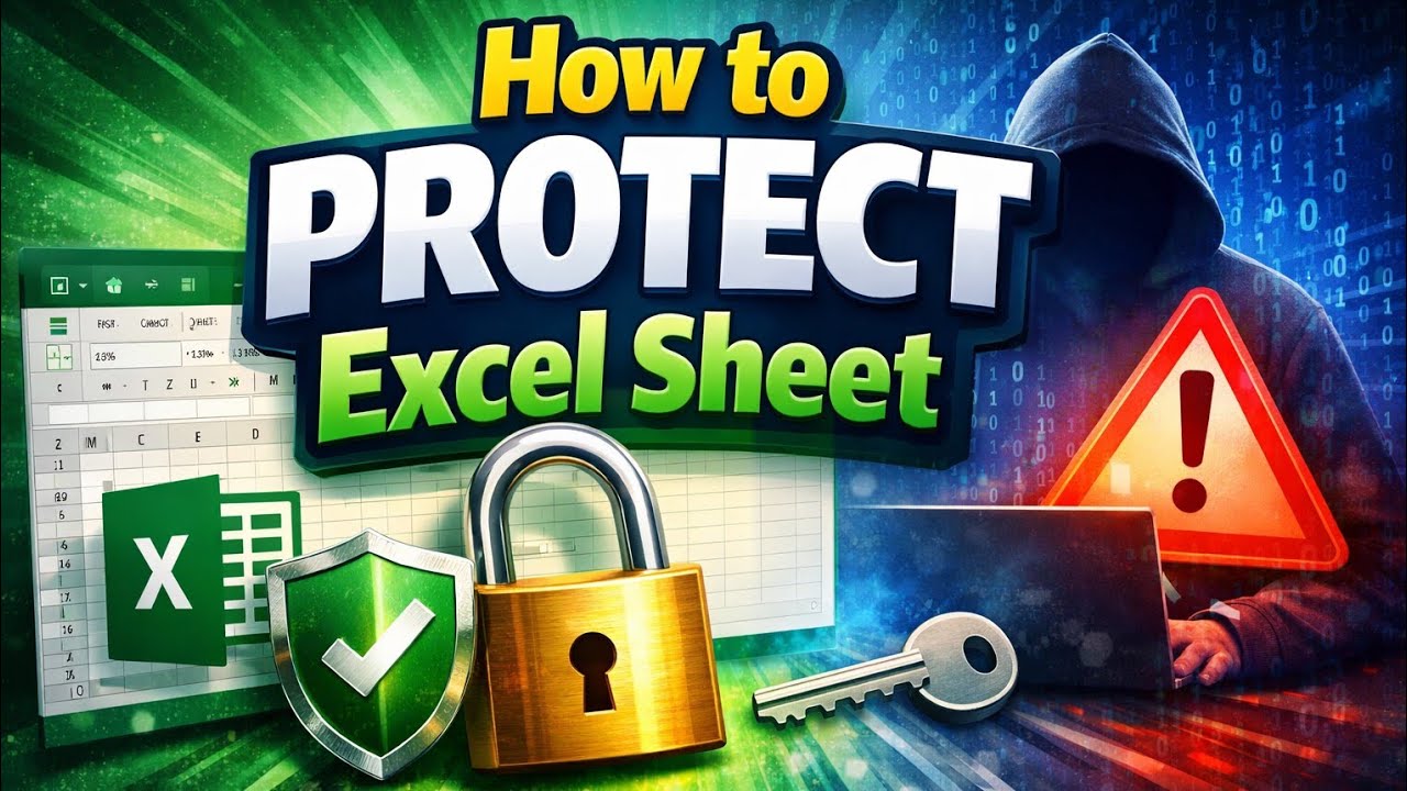 How to Protect Sheet in Excel with Password | MS Excel - YouTube