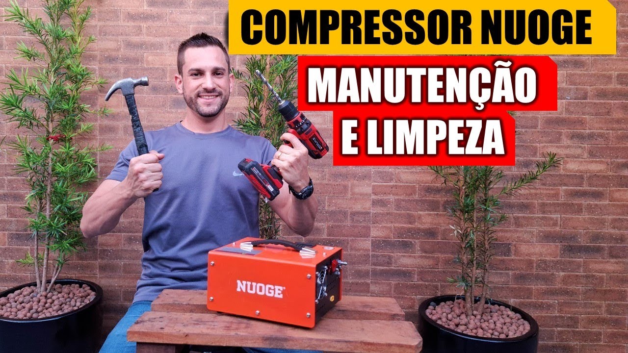 COMPRESSOR NOUGE - APRENDA A FAZER MANUTENÇÃO E LIMPEZA!