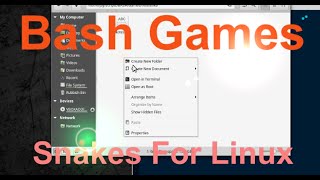 Snakes Bash Game On Linux screenshot 4