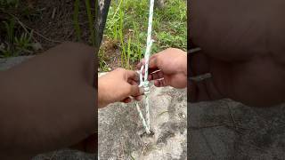 knot to safety when camping #knot #skills #gtknot