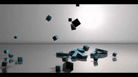 Cinema 4D - Falling Text and Cubes