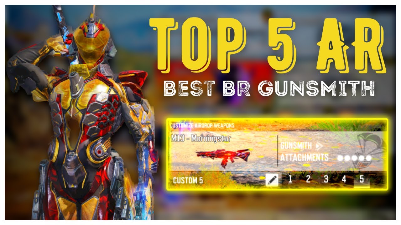 Top 5 Assault Rifle Gunsmiths For Cod Mobile BR 🤯 YouTube