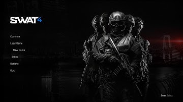 UI Concept - SWAT 4 Remake - Main Menu