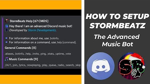 How to setup StormBeatz bot discord server very easily on your smartphone Android/iOS | Music