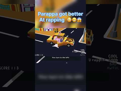 Parappa hit cool mode😳😬😱 #parappatherapper #car  #funny