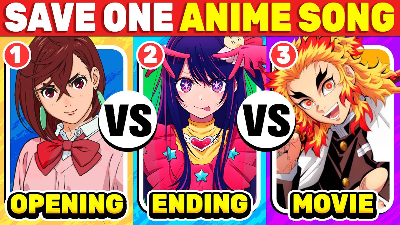 OPENING vs ENDING vs MOVIE SONG 🎵 Which Is the BEST ANIME SONG?