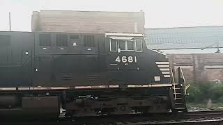 NS 4681 Leads Intermodal StackTrain Beautiful RL K5LA