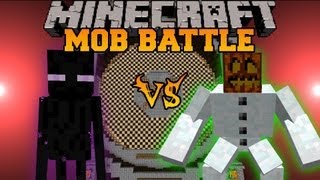 Mutant Snow Golem Vs. Enderman - Minecraft Mob Battles - Mutant Creatures Mod