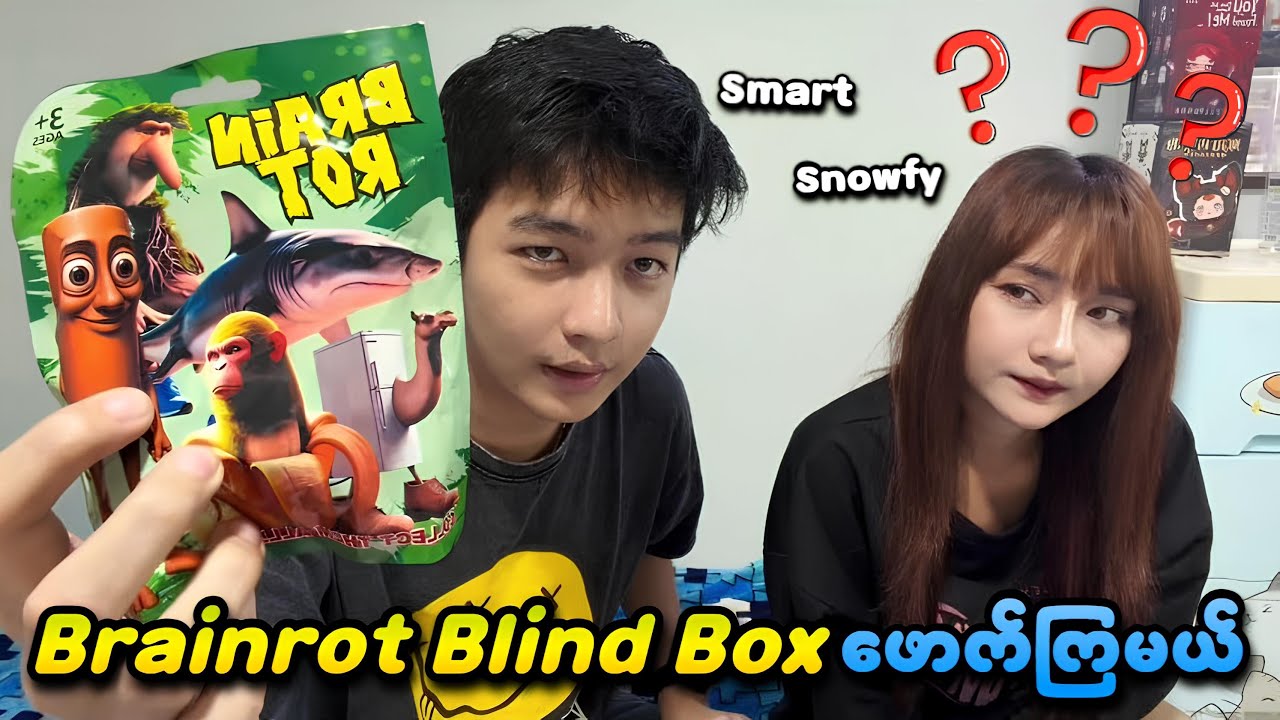 ကိုစမတ်နဲ့အတူ Brainrot Blind Box ဖောက်ကြမယ်ဟေးး | Snowfy Brainrot Blind Box