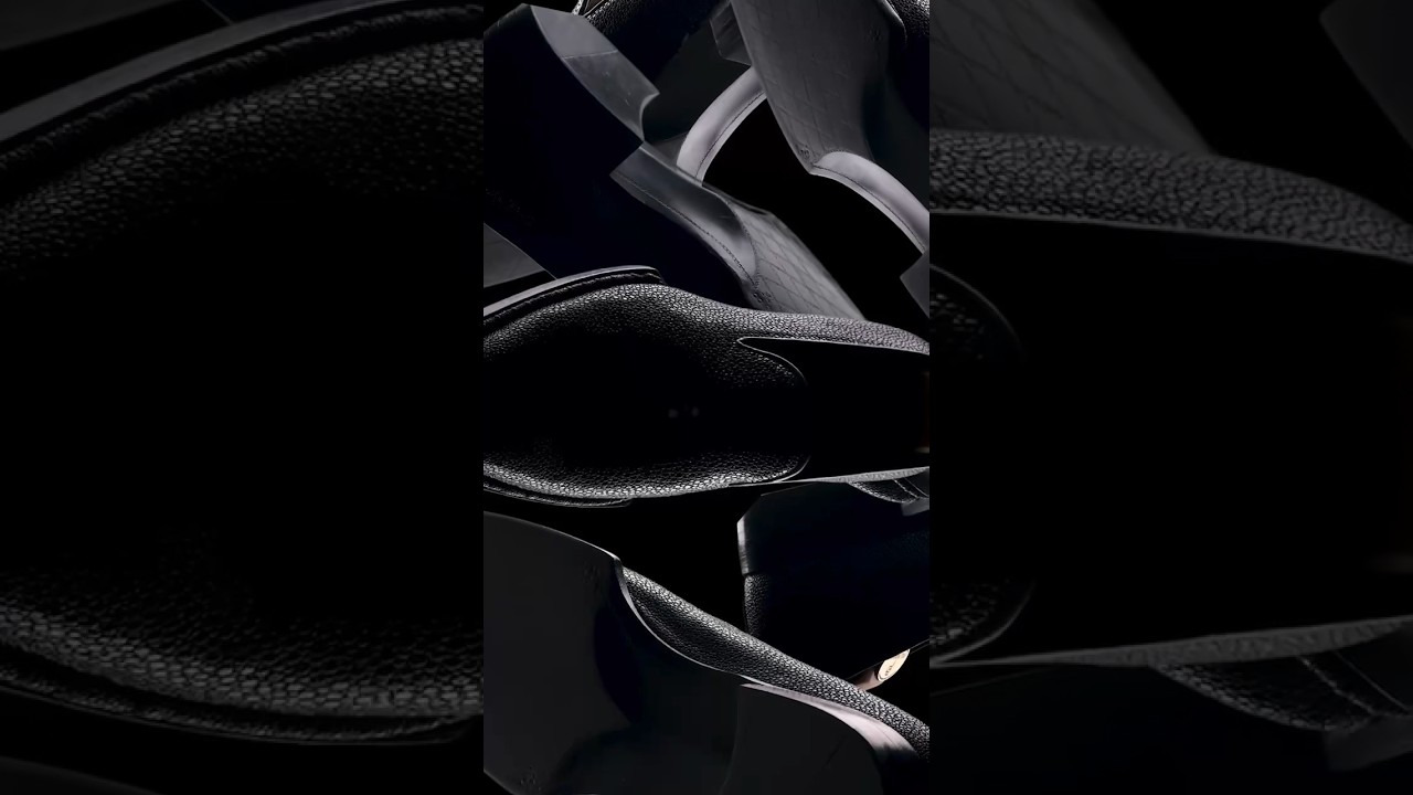 Paul Parkman Men’s Custom-Made Black Stingray Loafer Shoes