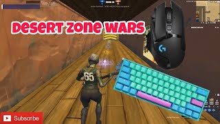 GK985 ASMR 🤗 blue switches Fastest Keyboard Fortnite desert zone wars🎧