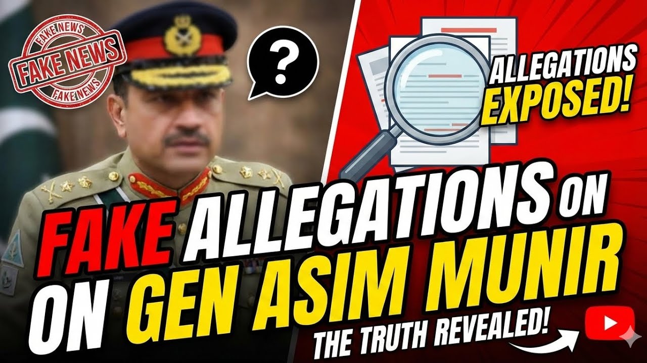 Junaid Iqbal Exposes False Claims About General Asim Munir