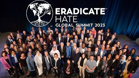 Eradicate Hate Global Summit 2023 - Event Promo